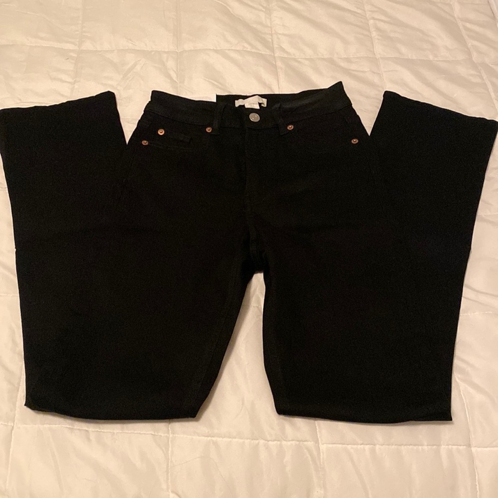 Black Jeans Split Leg from H&M
